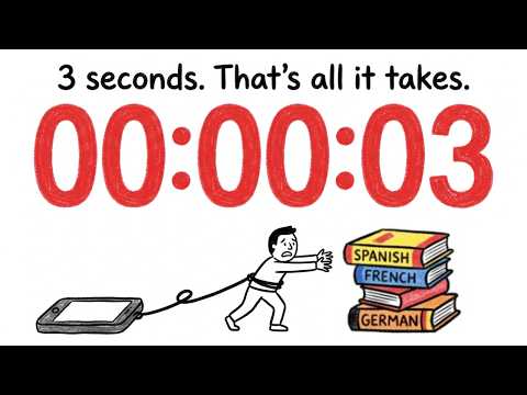 I WANT FLUENCY IN A YEAR. but I won't start today. the neuroscience behind why & how to fix