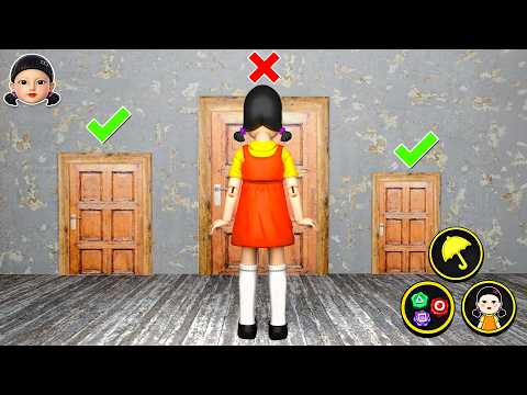 SQUID GAME vs Secret Doors | 3D Animation Story