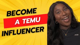 BECOME A TEMU AFFILIATE AND INFLUENCER IN 2025