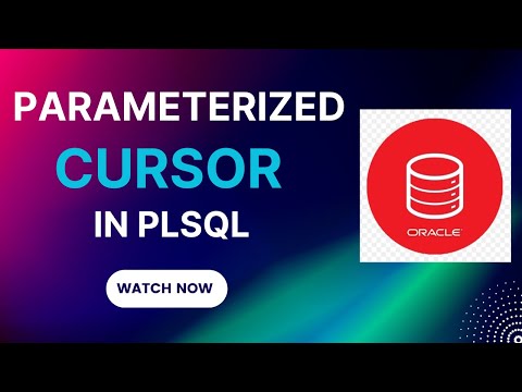 Parameterized Cursor in PLSQL