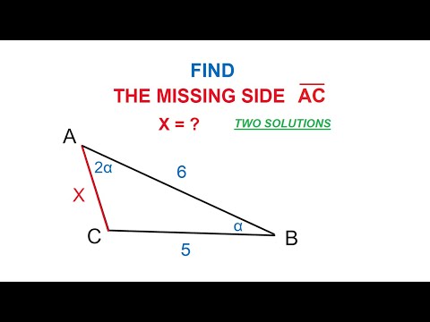 FIND THE MISSING SIDE | Geometry Challenge | 2 solutions