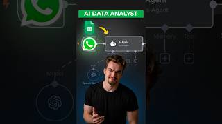 WhatsApp AI Agent analyzes Google Sheets, n8n tutorial without coding #n8n