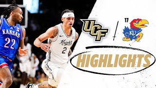 UCF Men’s Basketball, 81 vs. #17 Kansas, 75  // FULL GAME HIGHLIGHTS // Jan. 3, 2026