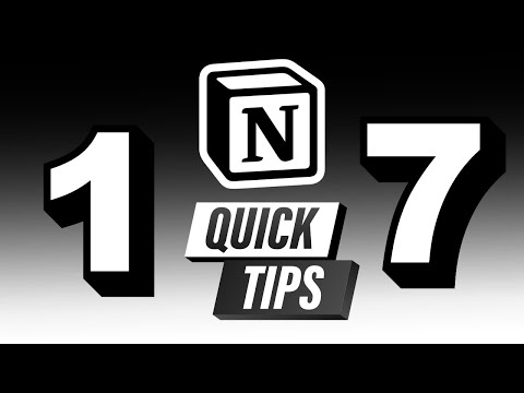 17 Quick Tips for Notion Beginners