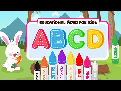 Color the Letters! Learn ABC with Fun Coloring | Educational Video for Kids 🌈