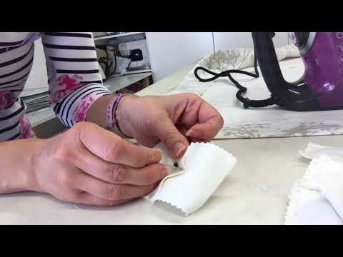 How to make curtain cord pockets