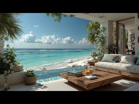 Calm Bossa Nova Music for Tropical Chill & Deep Focus | Study Sleep Relaxation
