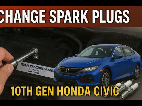 How to Change Spark Plugs on a 10th Gen Honda Civic (2016-2021) | Easy DIY Tune-Up 