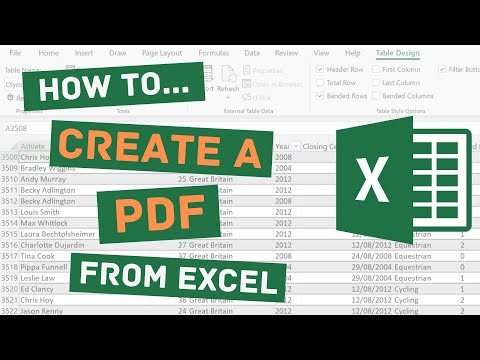 How to Create a PDF in Excel - in less than a minute!