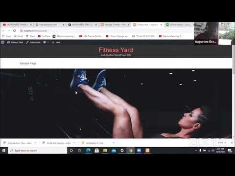 Wordpress theme and customize