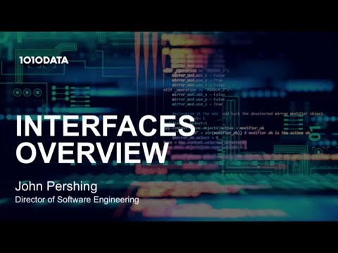 Interfaces Overview Breakout Session