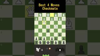 Best 4 Moves Checkmate #chess #chesstricks