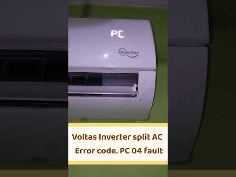 How to FIX PC 04 ERROR on Voltas Inverter split AC fault 😁🙏😄#shortvideo #shorts #trending #cool❄️❄️