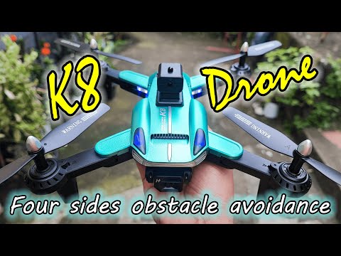 K8 FOLDABLE DRONE | QUICK UNBOXING | FLIGHT TEST | REVIEW
