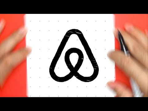 HOW TO DRAW AIRBNB LOGO | STEP BY STEP