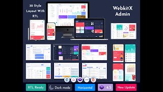 Responsive Bootstrap Admin Dashboard & Web App Template – WebkitX