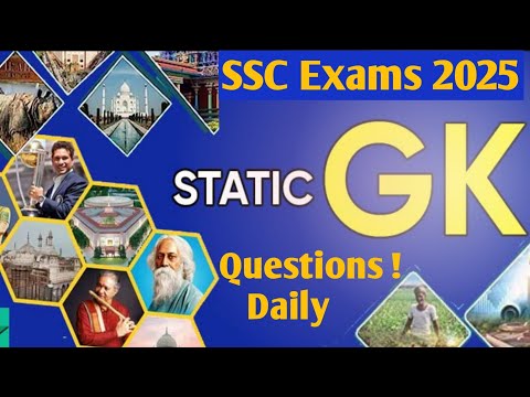 SSC GK GS Class 2025 |  SSC Static GK By STUDY HELP