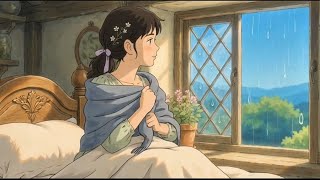 Living alone in a cozy cottage | ASMR Rainy day and making soup 🌧️ | Ghibli style 