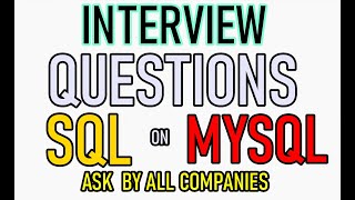 SQL interview questions and answers | SQL interview questions | database interview questions