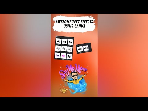 Best Text Effects in Canva | Add Text effects to make more crazy designs in canva | Canva Tips