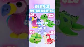 What Are YOU Buying?! 🧸 #adoptme #roblox #fyp #adoptmeshorts #adoptmetrades #shorts #dreampet