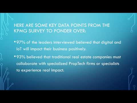 Leveraging IoT & Related Technologies in Real Estate & PropTech