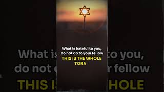 Golden Rule of Life | Wisdom from Hillel the Elder ✡️✡️ #shorts