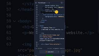 website development 🤫for beginners html/css/Java script 🤫#codingtutorial#shorts