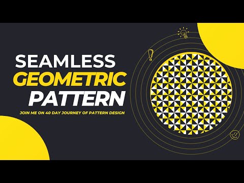 Day #22 | how to  Abstract Pattern Design in Adobe Illustrator | Step-by-Step Tutorial