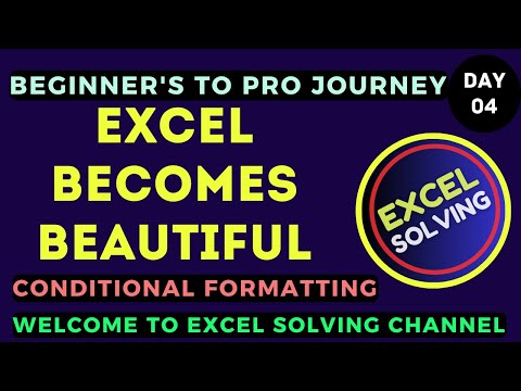 How to Use Conditional Formatting Excel Tutorial for Beginners to Pro Day 4 #microsoftexcel #excel