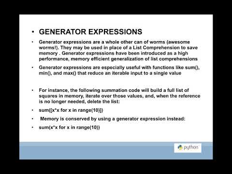 Generator Expressions