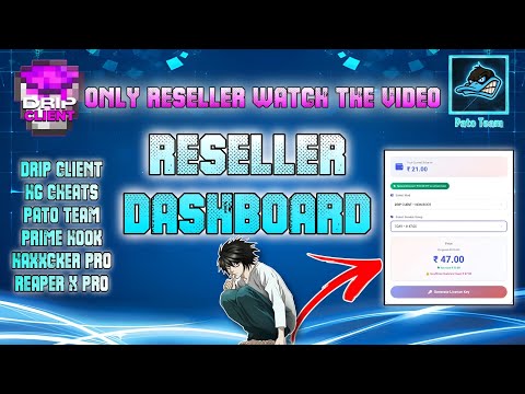 RESSALER DASHBOARD ||  DRIP CLIENT KEY KASE BANAYE || GLOBAL KEY STORE RESELLER