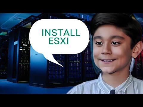How to install ESXI server