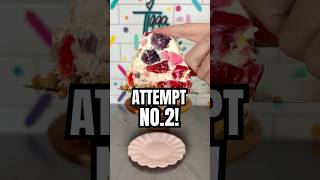 KATIE’S ATTEMPT NO.2! Broken glass cake!