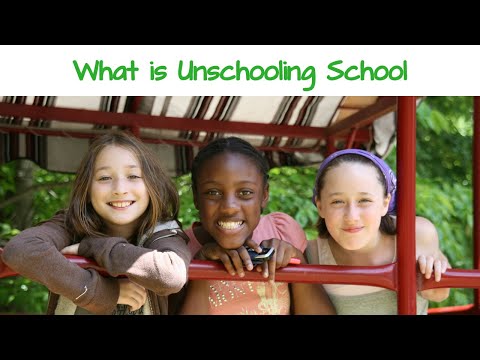 PowerPoint presentation: What is Unschooling School with brief website overview