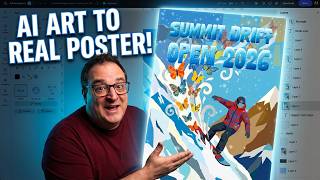 I Turned My AI Art into a Real Event Poster (Adobe Express)