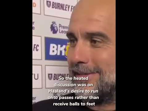 REAL REASON WHY Haaland got F by Pep with Camera on during HT vs Burnley - DO NOT MESS WITH PEP FAV!