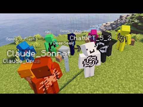 10 AIs Play Minecraft