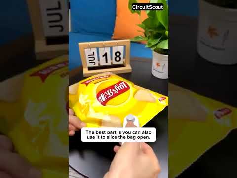Portable 2-in-1 Mini Sealer! Say Goodbye to Stale Snacks Forever! #shorts #amazon #technology
