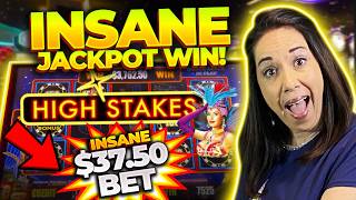 INSANE JACKPOT! 💥 $37.50 BET EXPLODES on High Stakes Lightning Link!