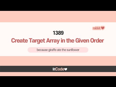 leetcode - 1389 Create Target Array in the Given Order JavaScript Solution