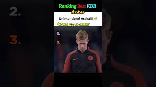 Ranking Best KDB Assists Pt.3 #assist #kevindebruyne #rizz