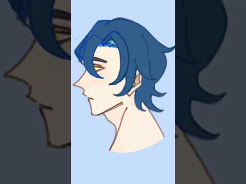Wind and hair/animation practice #flipaclip #animation