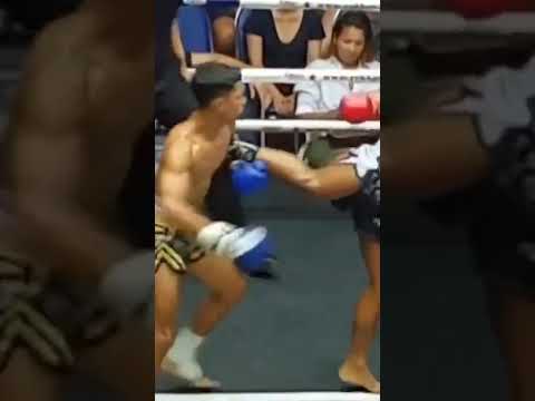 muaythai counter kick #kickboxing #muaythai #knockout