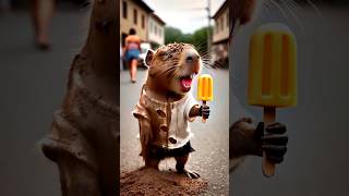 Cute Rat and Mango ice 🍨#Catsoftiktok#CatLovers #cat #cute #FunnyCats #catcartoon#fyp #balveer