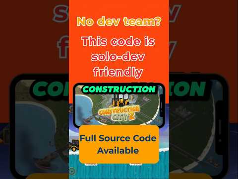 Build, Lift, Solve | Construction City 2 Unity Source Code 🚧🔧 #gamedesign #reskin #unity3d