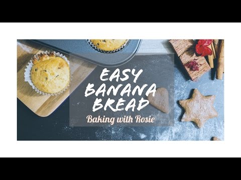 Quick Banana Bread recipe. Video made with Adobe Spark Video