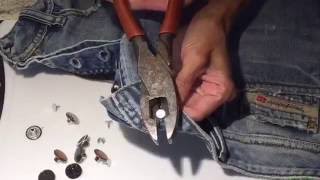 How to Remove Button from Jeans
