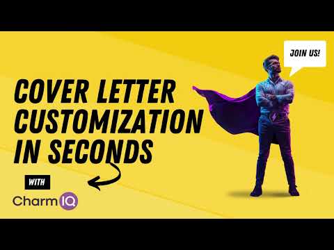 AI Cover Letter Generator: Get a Job Interview with this Template (CharmIQ Tutorial)