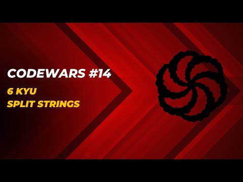 6 kyu Split Strings : حل مسالة